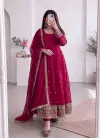 Ssc 733 Heavy Fandy Silk With Embroidery Work Readymade Suits